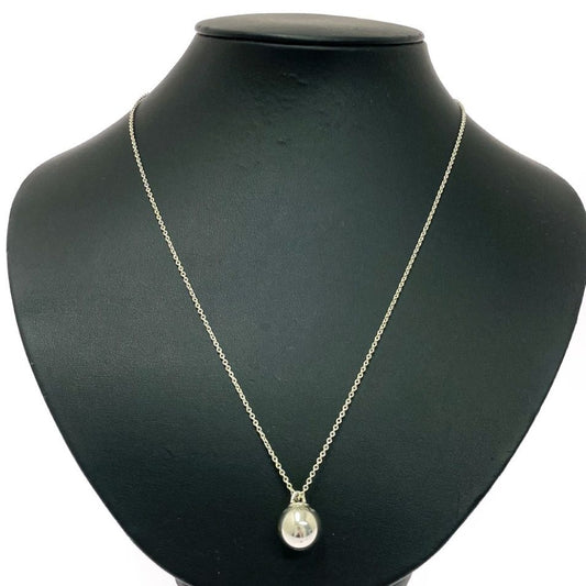 Tiffany & Co HardWear Silver Ball Necklace 925 Stamp