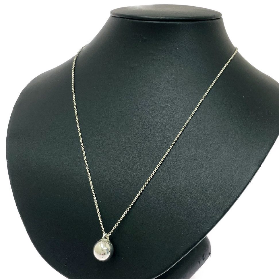 Tiffany & Co HardWear Silver Ball Necklace 925 Stamp — view 3
