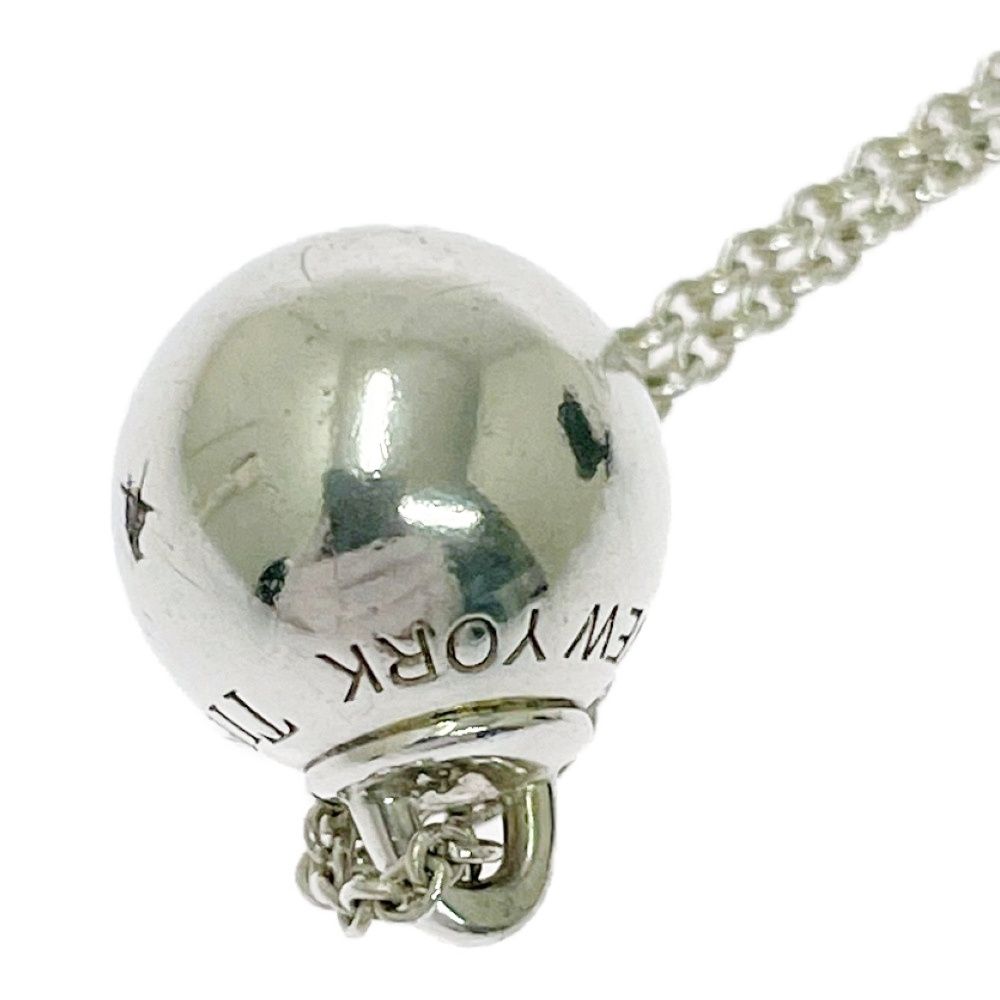 Tiffany & Co HardWear Silver Ball Necklace 925 Stamp — view 4