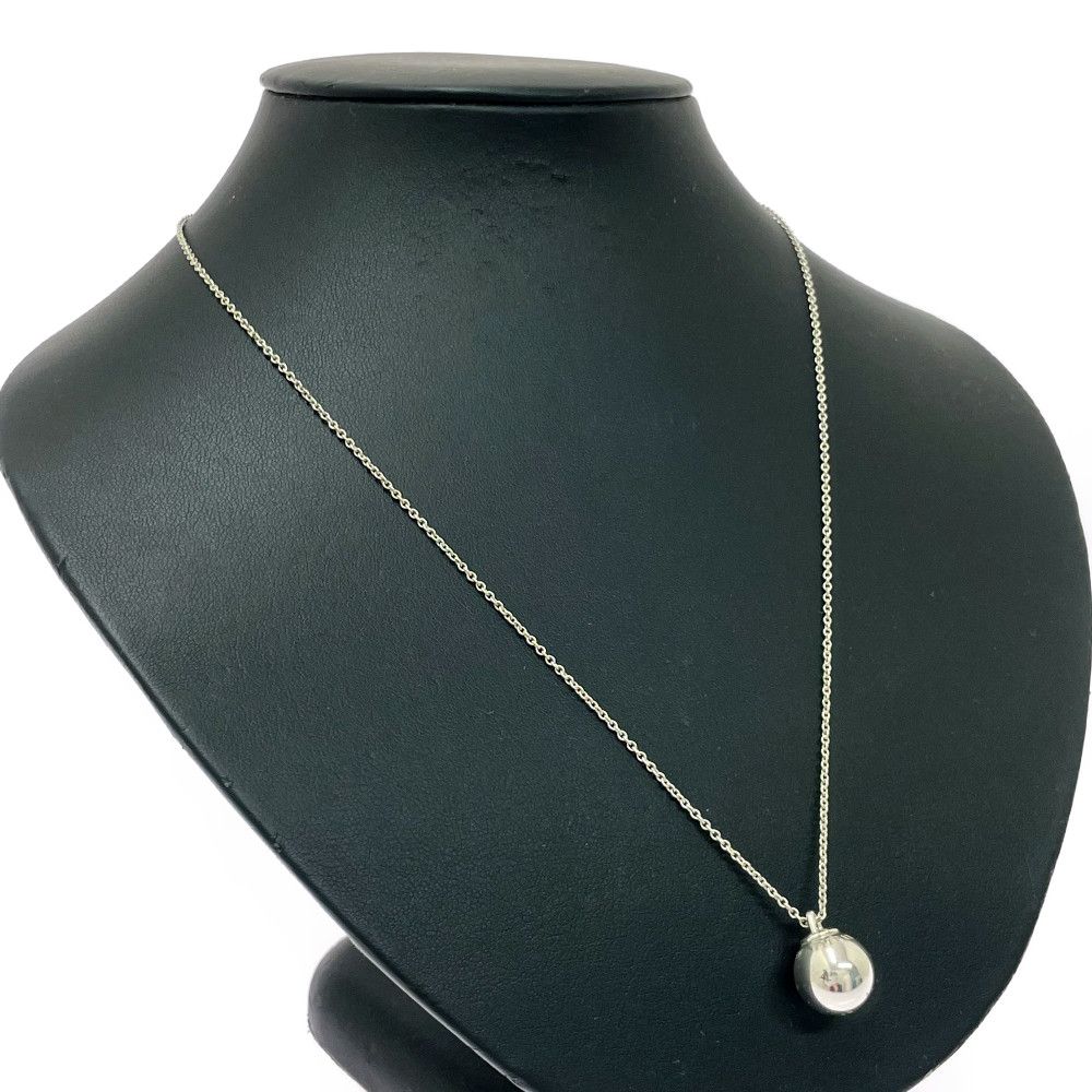 Tiffany & Co HardWear Silver Ball Necklace 925 Stamp — view 2