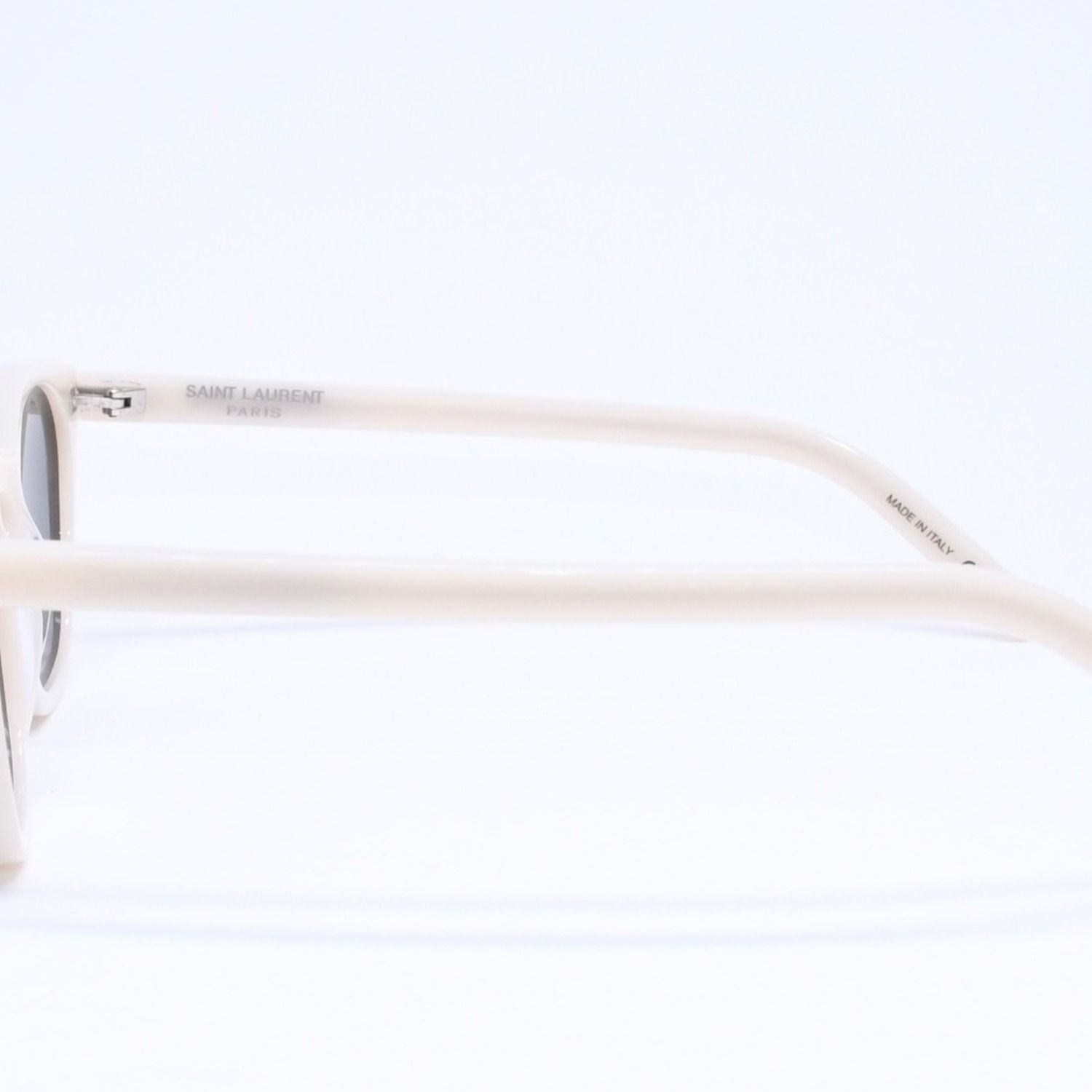 Saint Laurent Paris Sunglasses Eyewear White Temple SL 28 — view 6