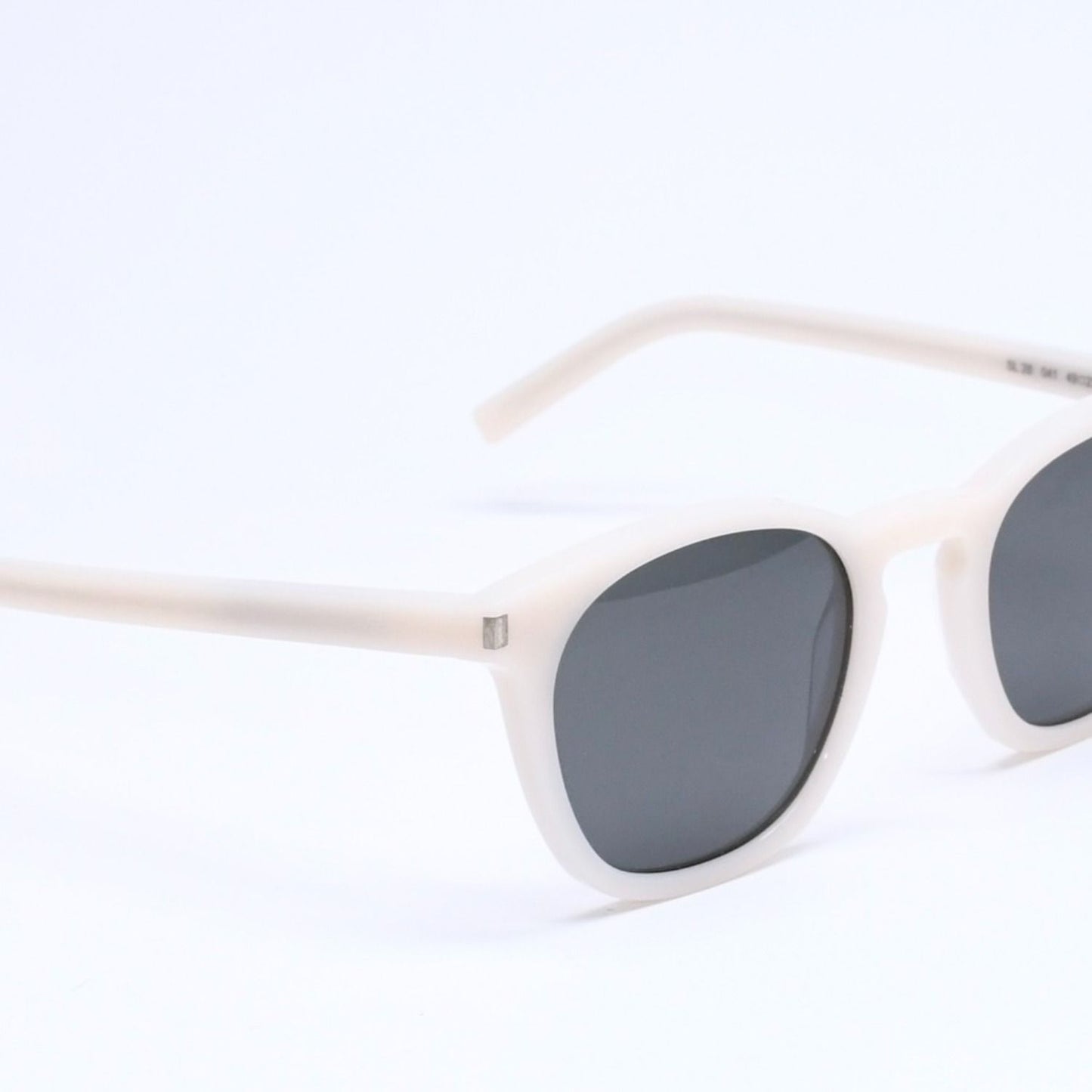 Saint Laurent Paris Sunglasses Eyewear White Temple SL 28 — view 4