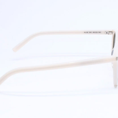 Saint Laurent Paris Sunglasses Eyewear White Temple SL 28 — view 5