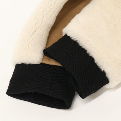 Dior Lambskin Fleece Contrast Cropped Jacket 40 — view 7