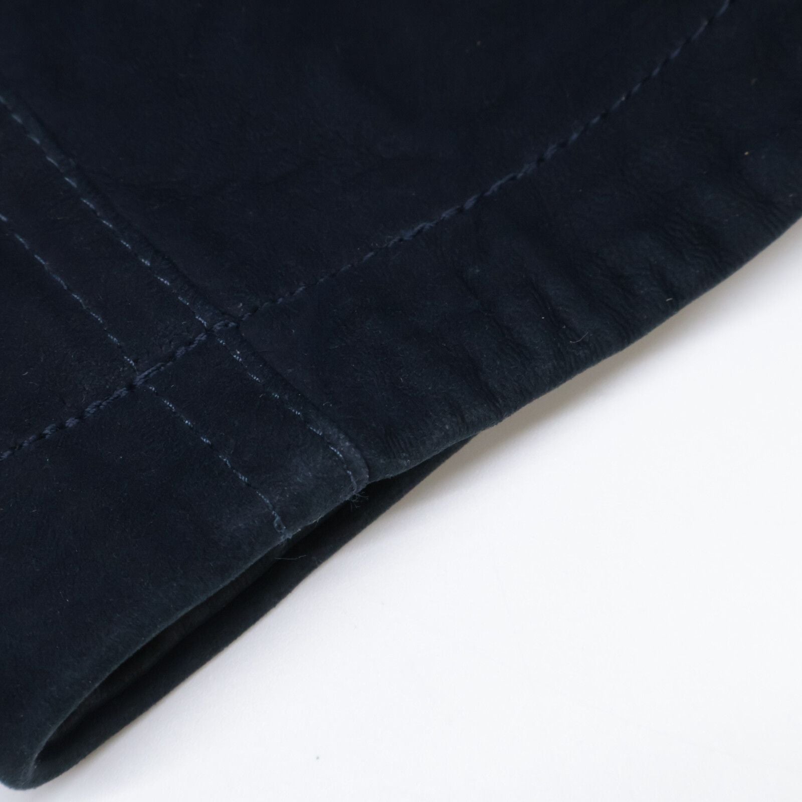 Hermes Nubuck Suede Lambskin Lining All Over Pattern Trench 44 Coat — view 8