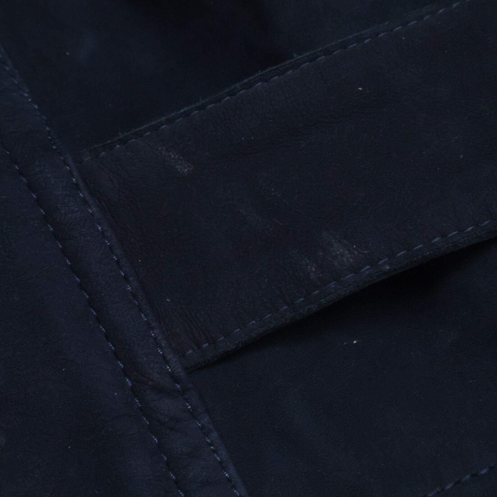 Hermes Nubuck Suede Lambskin Lining All Over Pattern Trench 44 Coat — view 9
