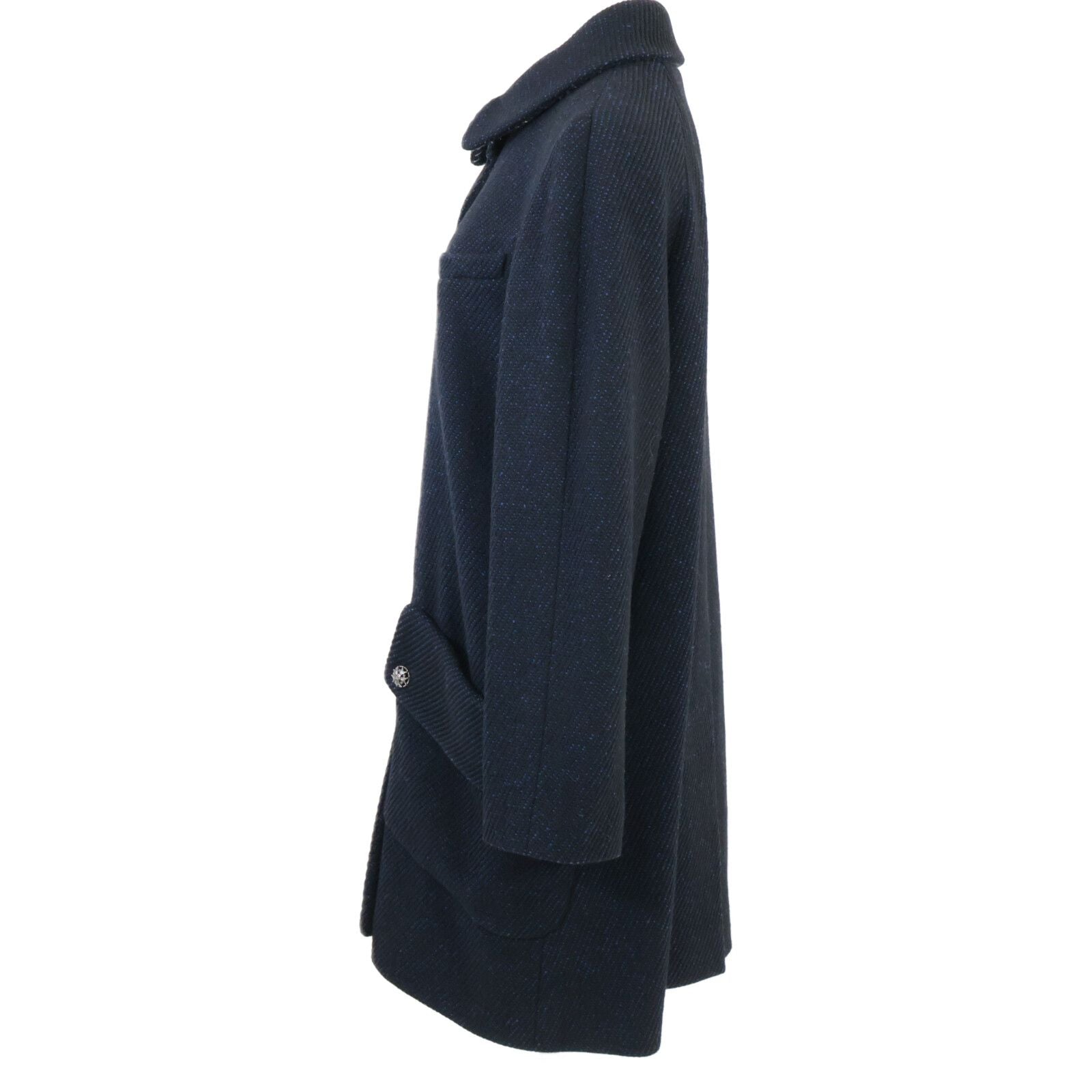 Chanel Silk Blend Coat 38 — view 3