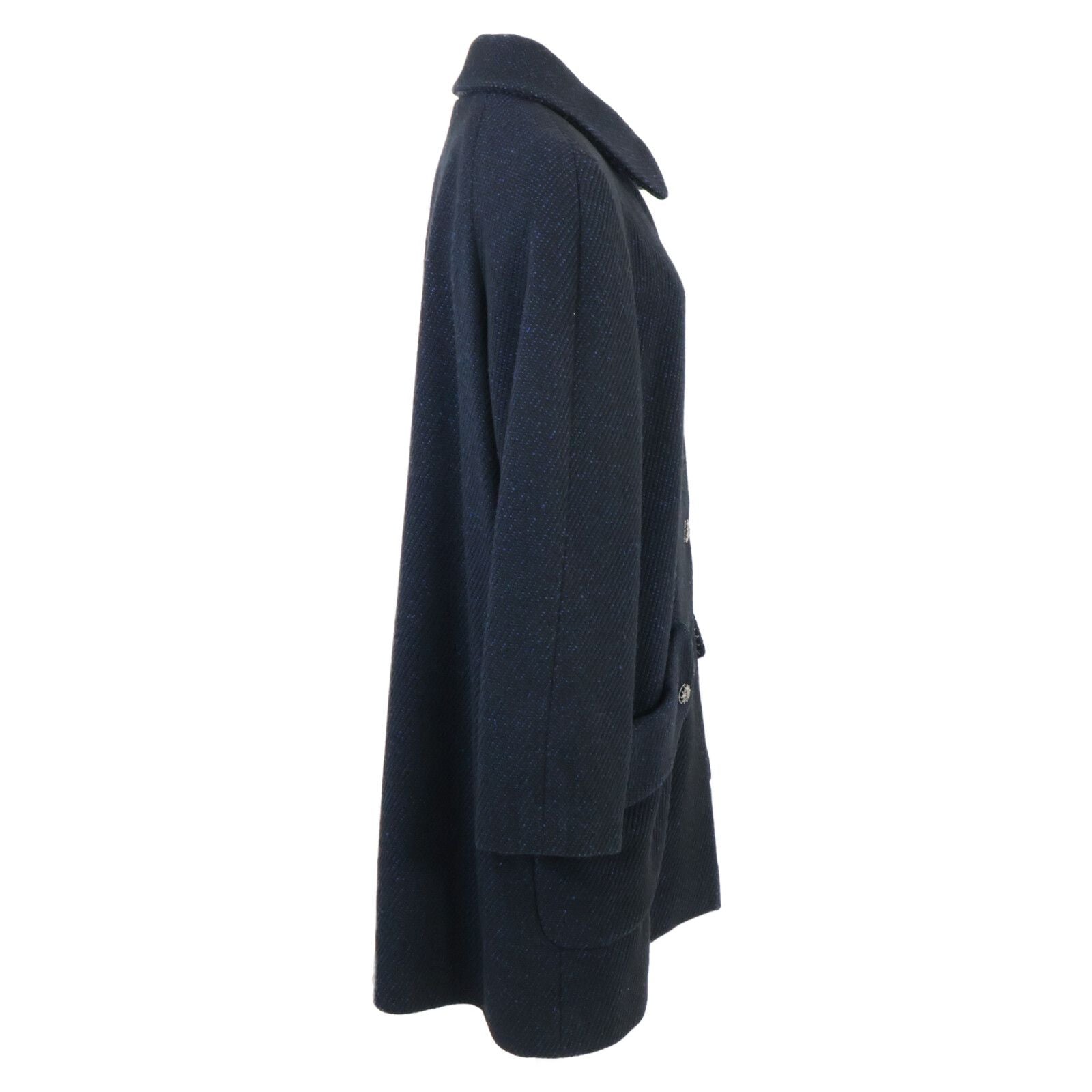 Chanel Silk Blend Coat 38 — view 4