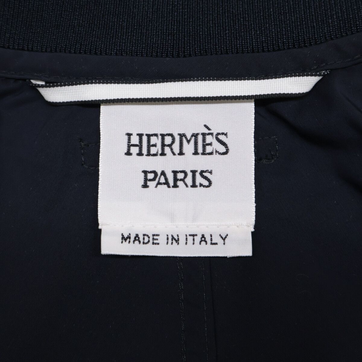 Hermes Lgilet Wool Nylon Bomber Jacket & Long Gilet Twin Set 34 Vest — view 7