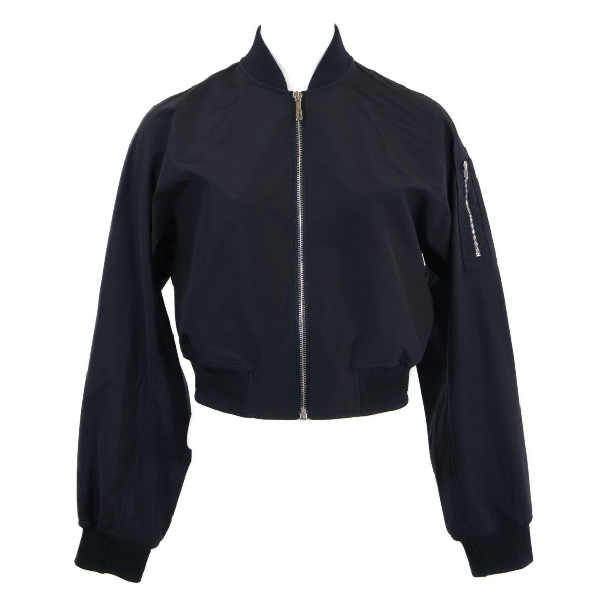 Hermes Lgilet Wool Nylon Bomber Jacket & Long Gilet Twin Set 34 Vest — view 4