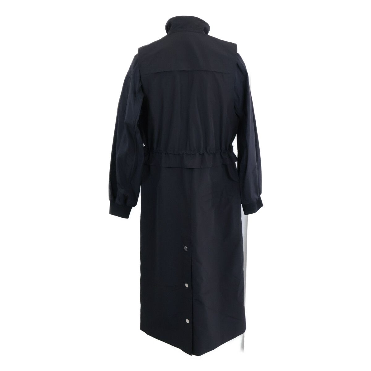 Hermes Lgilet Wool Nylon Bomber Jacket & Long Gilet Twin Set 34 Vest — view 3