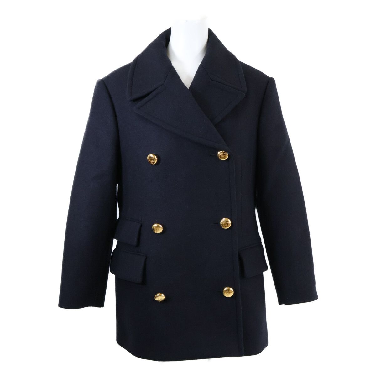 Prada Wool Gold Button Jacket
