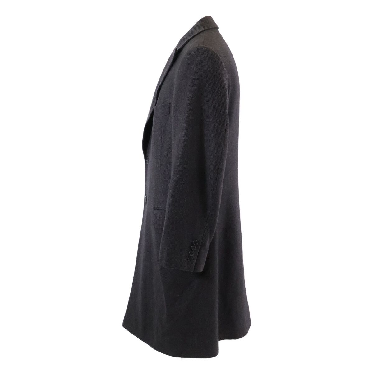 Hermes Wool Cashmere Chesterfield 50 Jacket — view 2