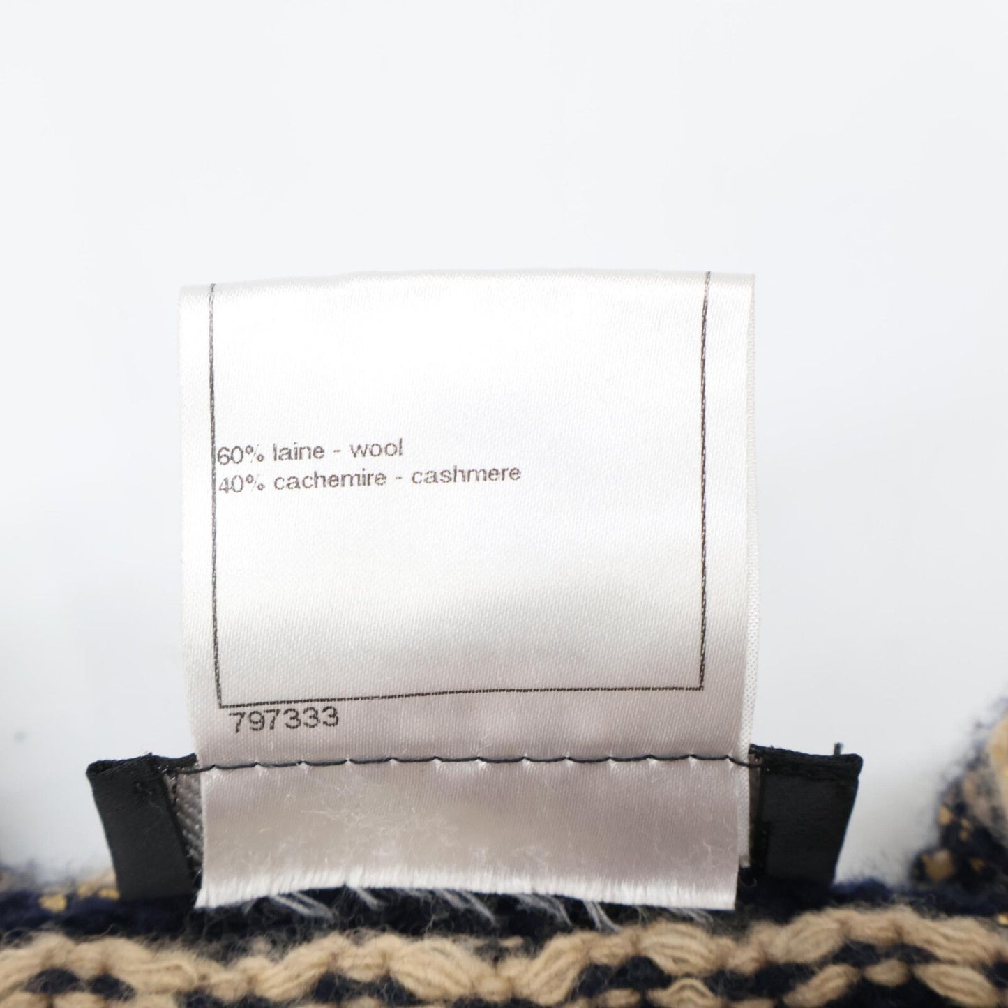 Chanel Gripoix Button Wool Cashmere Knit 36 Sweater — view 6