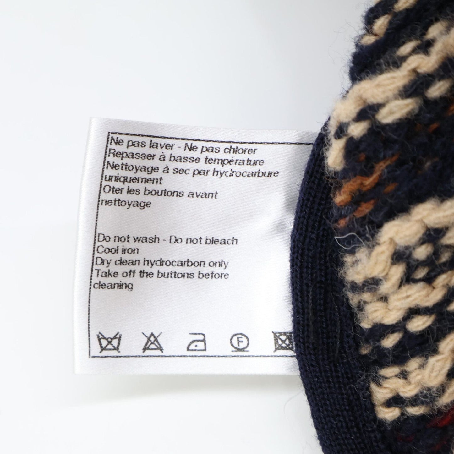 Chanel Gripoix Button Wool Cashmere Knit 36 Sweater — view 7