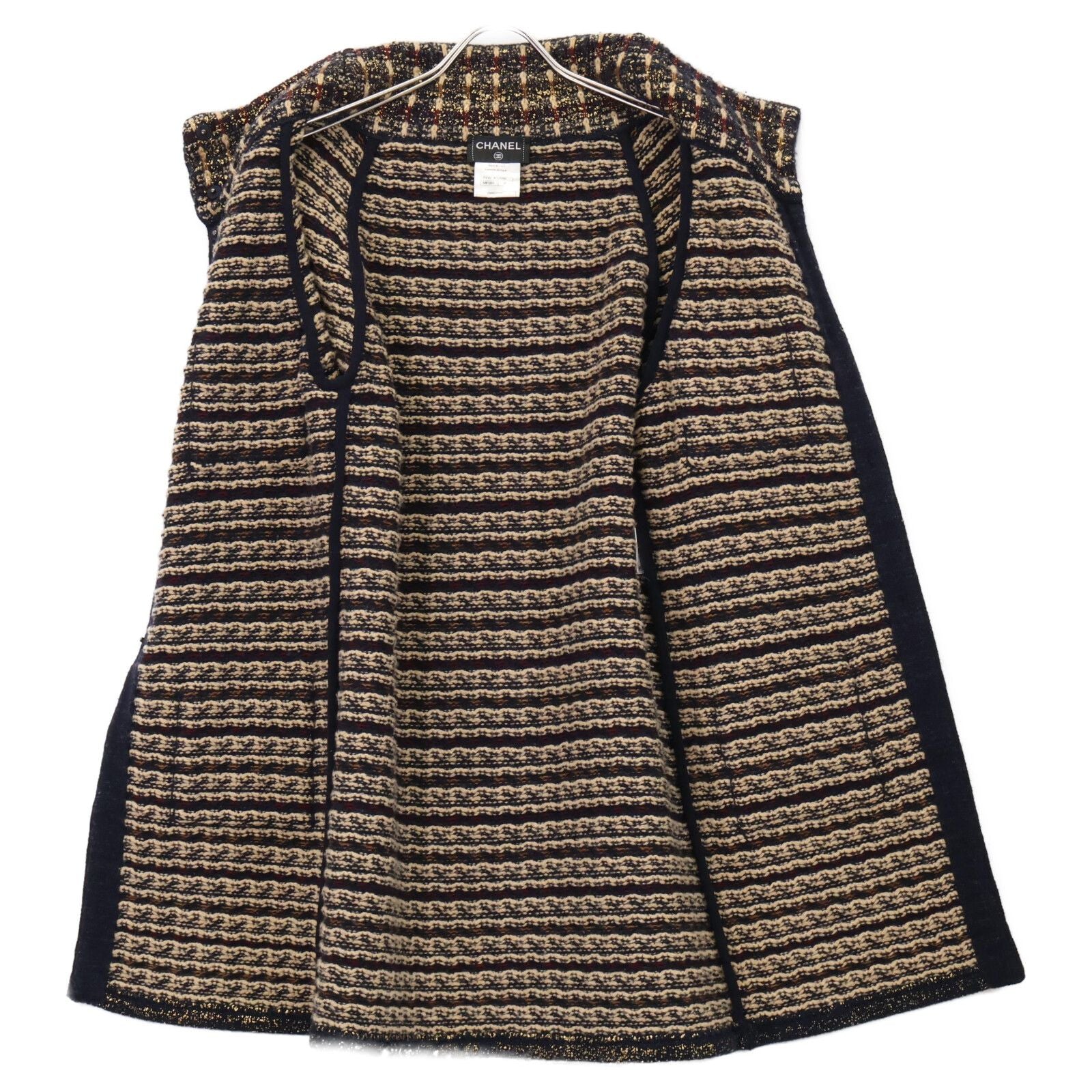 Chanel Gripoix Button Wool Cashmere Knit 36 Sweater — view 4