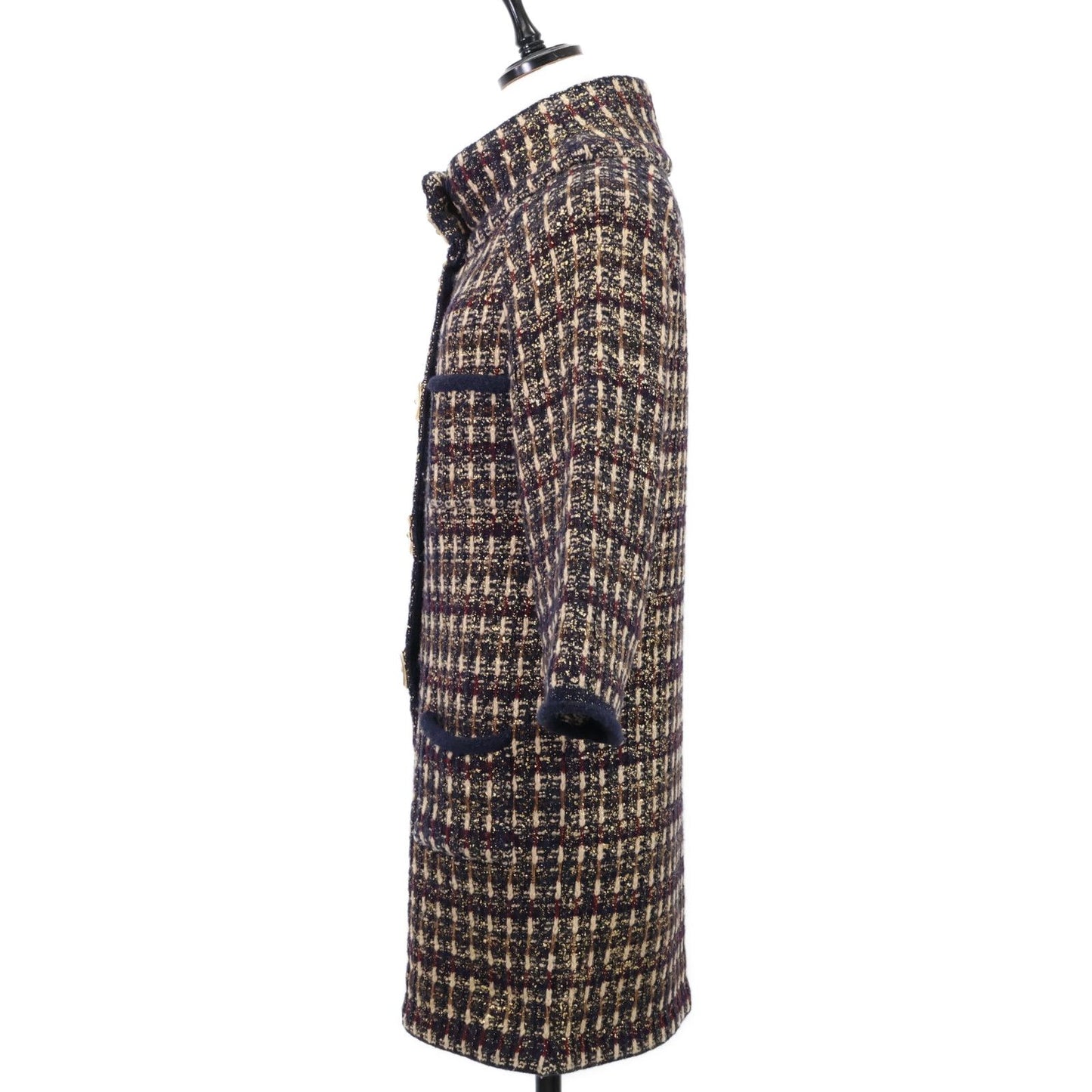 Chanel Gripoix Button Wool Cashmere Knit 36 Sweater — view 2
