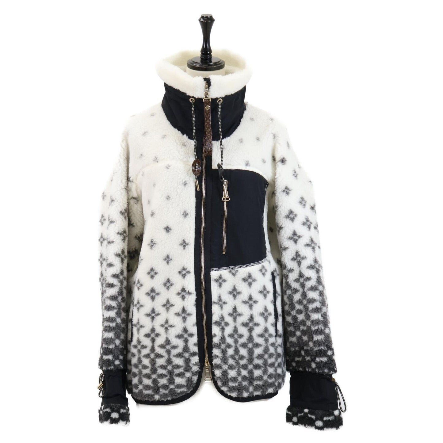 Louis Vuitton Pau Ombre Monogram Fleece 38 Jacket