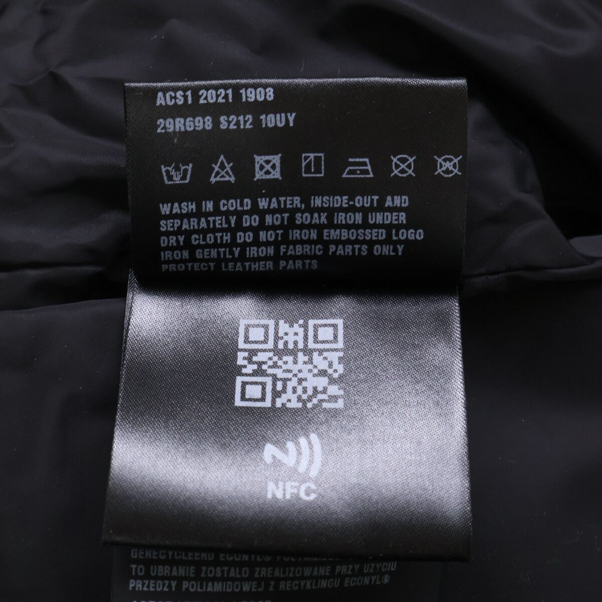 Prada Re-Nylon Logo Cropped Down XS Jacket — view 7