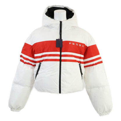 Prada Re-Nylon Logo Cropped Down XS Jacket