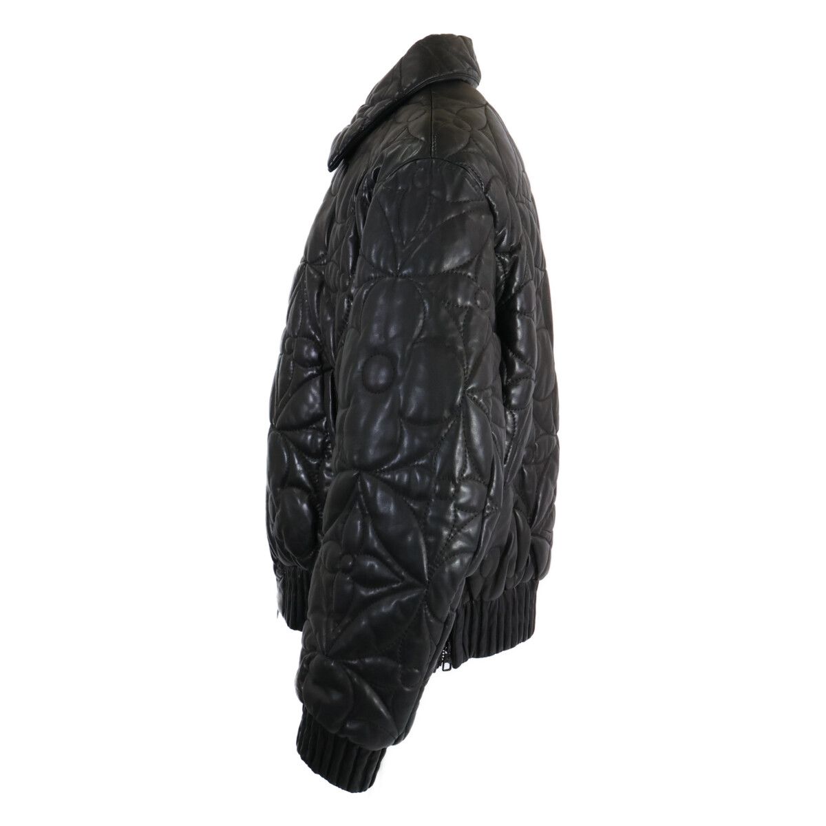 Louis Vuitton Et7 Monogram Flower Quilted Lambskin Jacket 50 — view 3
