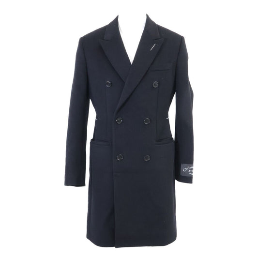 Dior Homme Virgin Wool Cashmere Double Chesterfield 48 Jacket