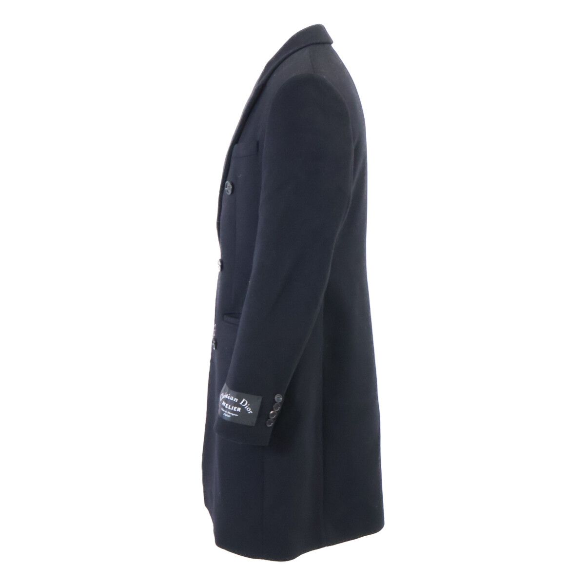 Dior Homme Virgin Wool Cashmere Double Chesterfield 48 Jacket — view 2