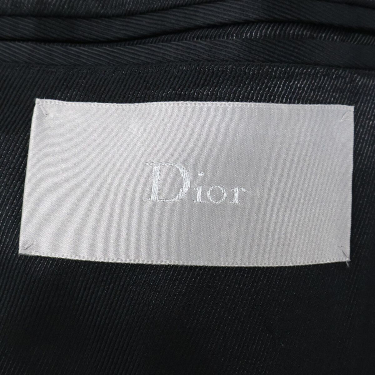 Dior Homme Virgin Wool Cashmere Double Chesterfield 48 Jacket — view 6