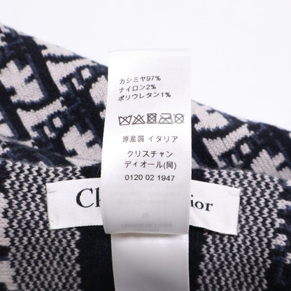 Dior Cashmere Blend Oblique Pattern Scarf — view 5