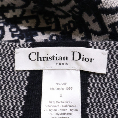 Dior Cashmere Blend Oblique Pattern Scarf — view 4