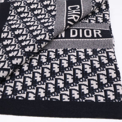 Dior Cashmere Blend Oblique Pattern Scarf — view 2
