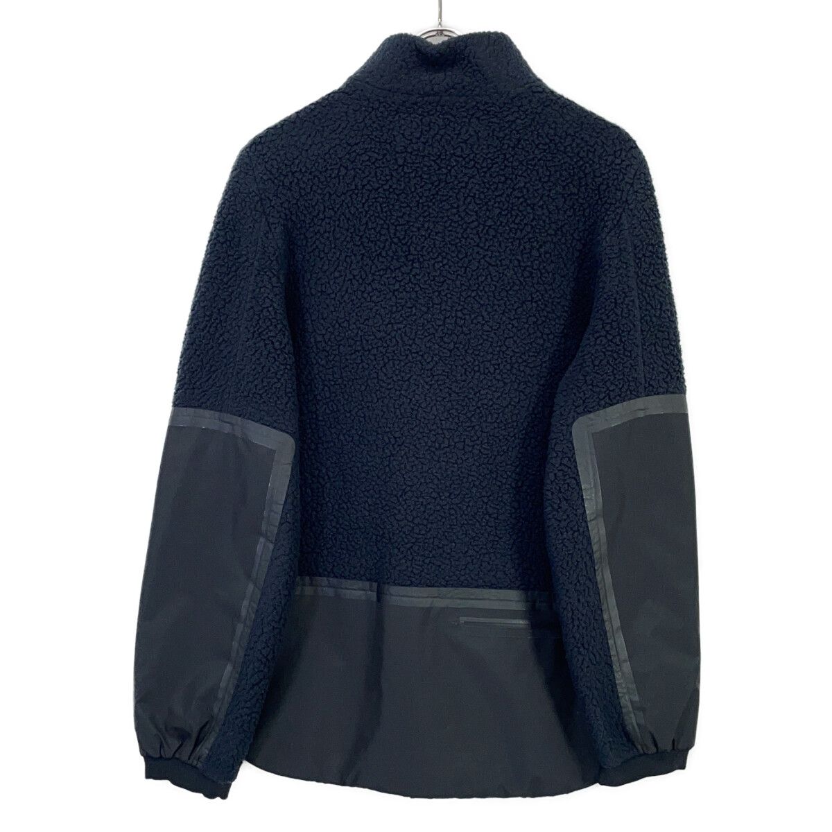 Prada Sport Navy Recycled Fleece Technical Jacket — view 2