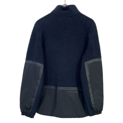 Prada Sport Navy Recycled Fleece Technical Jacket — view 2