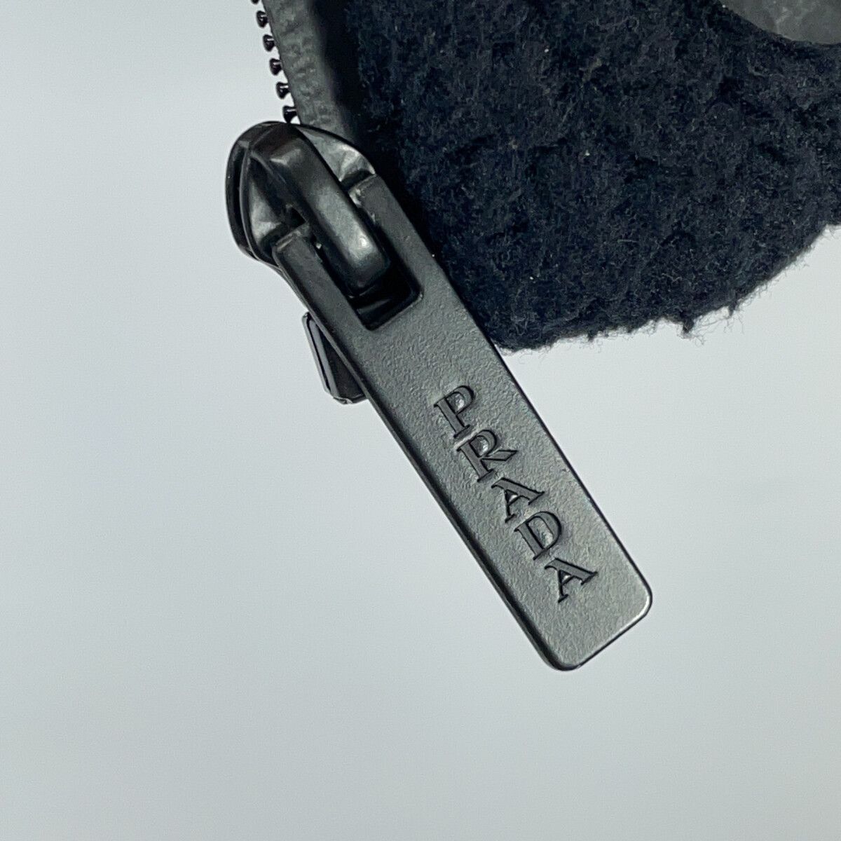 Prada Sport Navy Recycled Fleece Technical Jacket — view 5