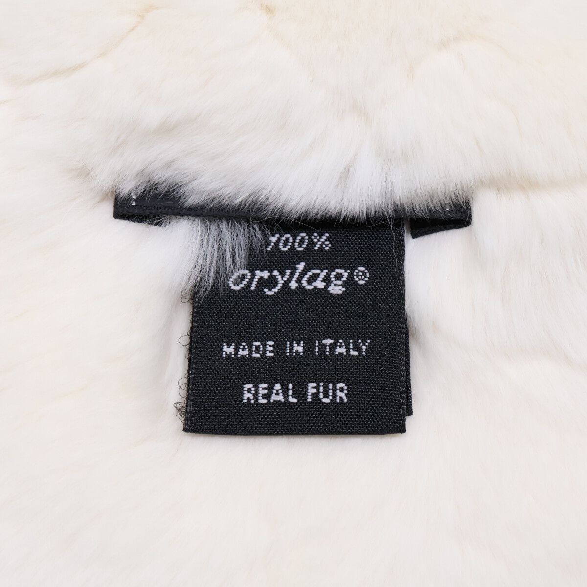 Chanel Orylag Rabbit Fur CC Logo Scarf — view 5