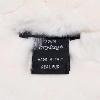 Chanel Orylag Rabbit Fur CC Logo Scarf — view 5