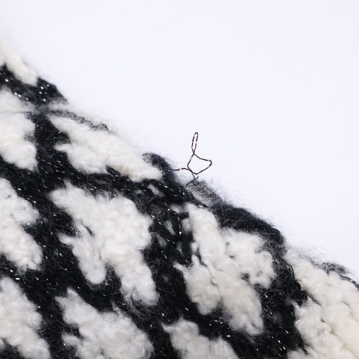 Chanel Cashmere CC Logo Quilted Scarf — view 6