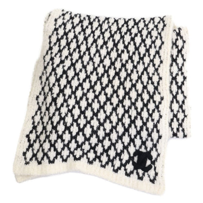Chanel Cashmere CC Logo Quilted Scarf