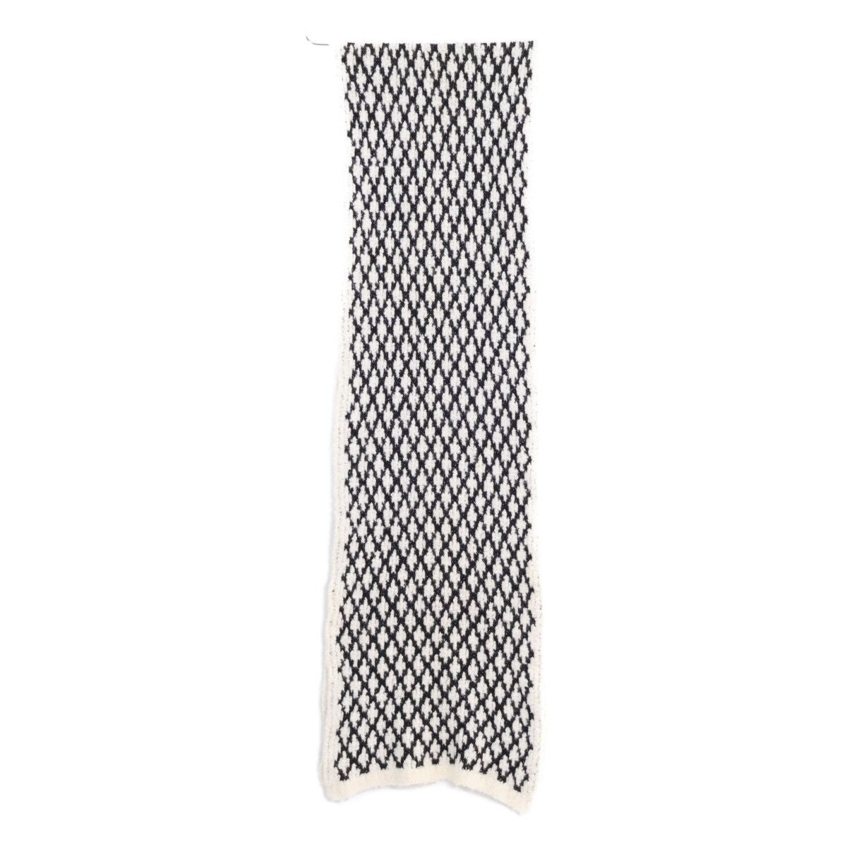 Chanel Cashmere CC Logo Quilted Scarf — view 3