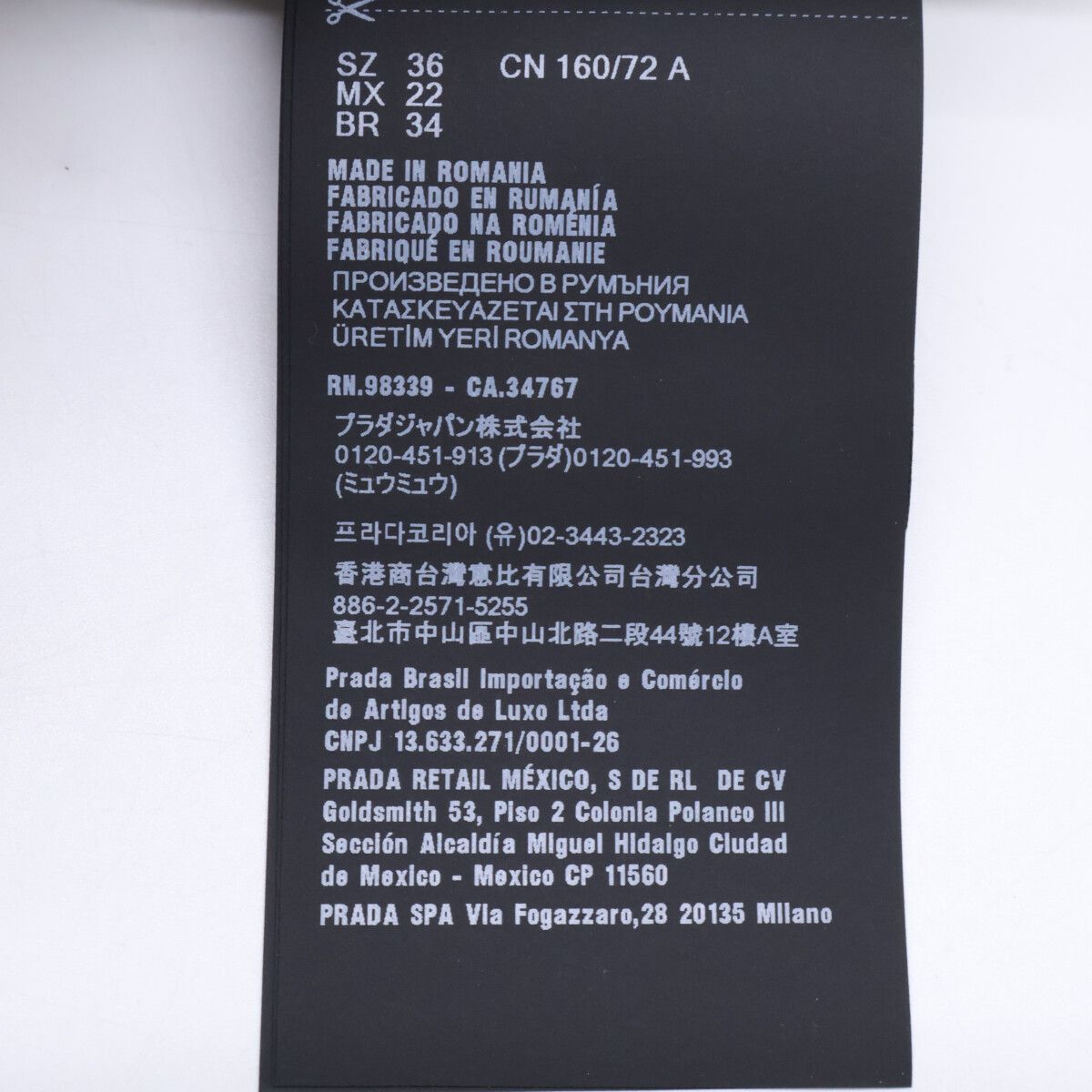 Prada Re-Nylon Cropped 2-Way Down Jacket 36 — view 6