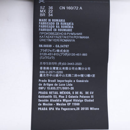 Prada Re-Nylon Cropped 2-Way Down Jacket 36 — view 6