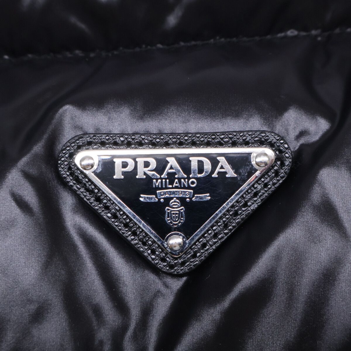 Prada Re-Nylon Cropped 2-Way Down Jacket 36 — view 8