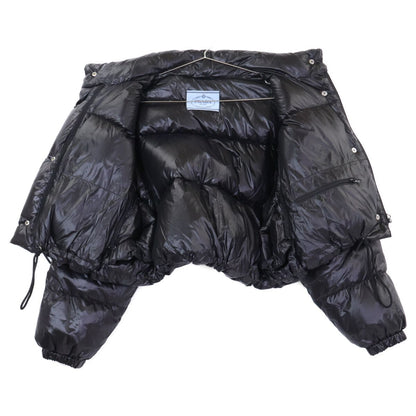 Prada Re-Nylon Cropped 2-Way Down Jacket 36 — view 4