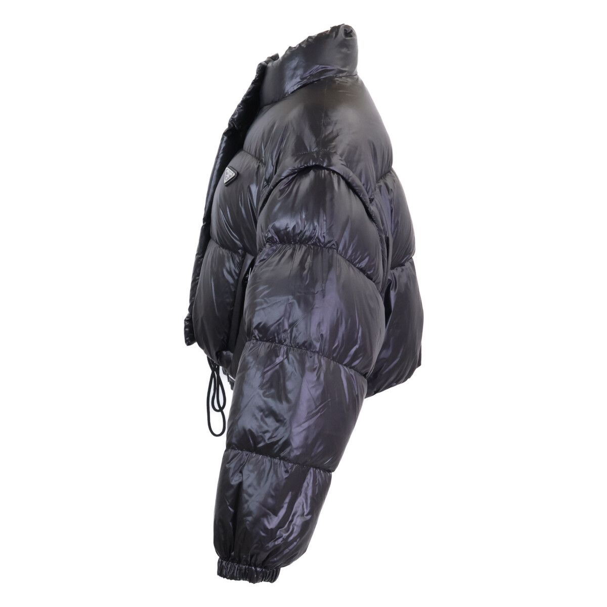 Prada Re-Nylon Cropped 2-Way Down Jacket 36 — view 3