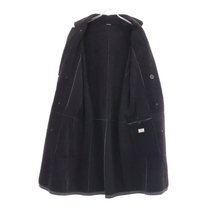 Hermes Baby Lambskin Double Breasted Shearling 48 Jacket — view 5