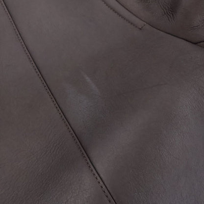 Hermes Baby Lambskin Double Breasted Shearling 48 Jacket — view 9
