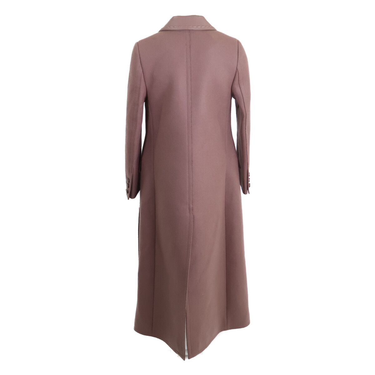Fendi Lambskin Trim Wool Felt Chesterfield 36 Jacket — view 2