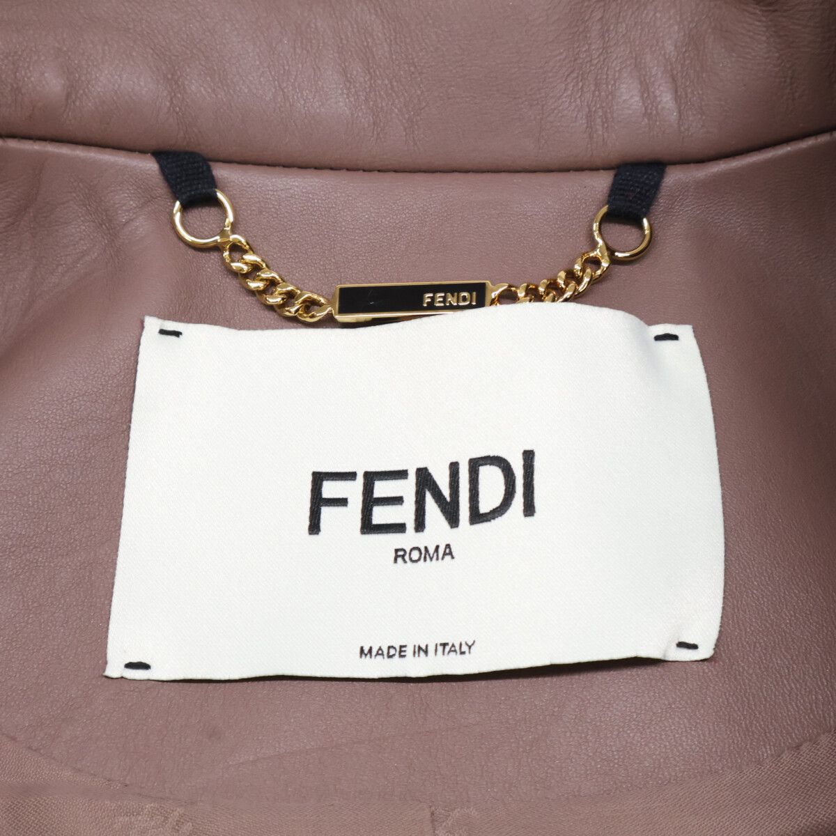 Fendi Lambskin Trim Wool Felt Chesterfield 36 Jacket — view 5