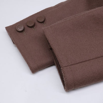 Fendi Lambskin Trim Wool Felt Chesterfield 36 Jacket — view 9