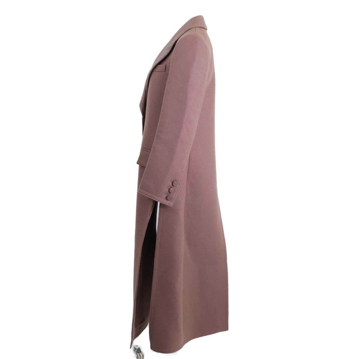 Fendi Lambskin Trim Wool Felt Chesterfield 36 Jacket — view 3